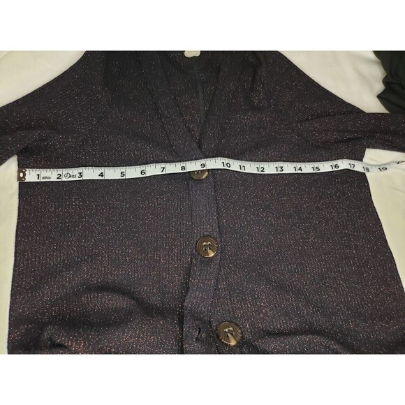 Free People We The Free Women’s (Size M) Sparkly Duster Cardigan Front Button - Picture 8 of 10